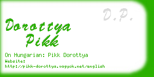 dorottya pikk business card